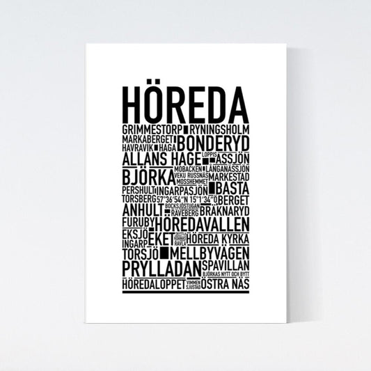 Höreda Text Poster