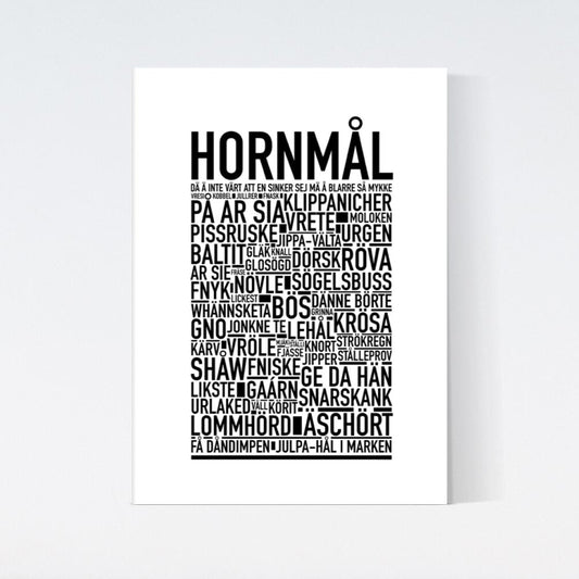 Hornmål Dialekt Text Poster