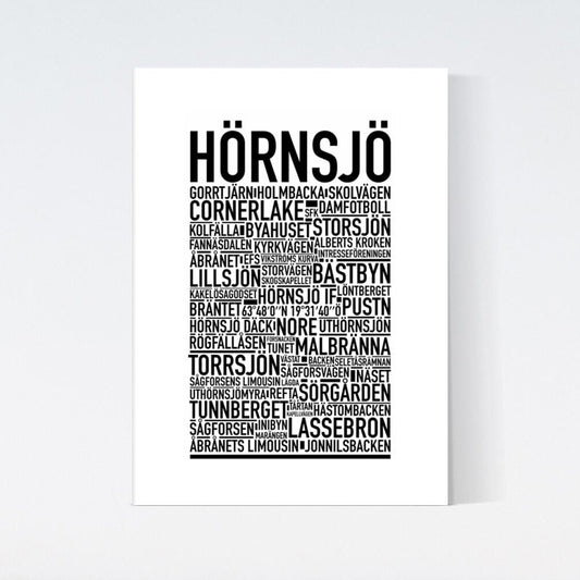 Hörnsjö Text Poster