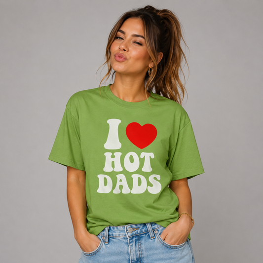I Love Hot Dads T-shirt