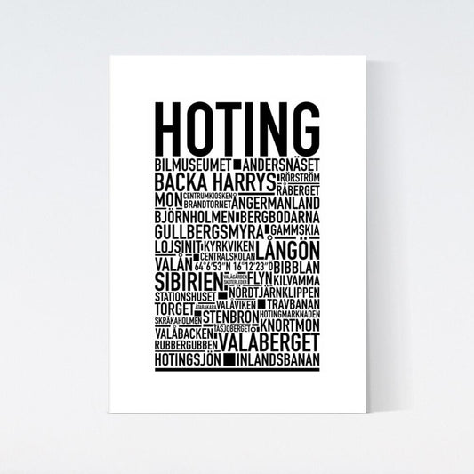 Hoting Text Poster