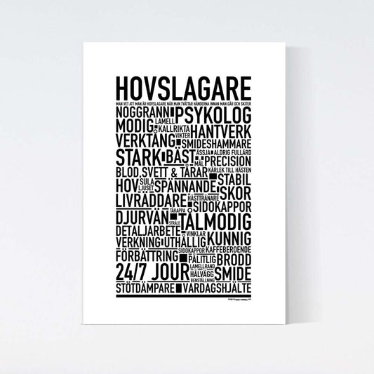 Hovslagare Text Poster