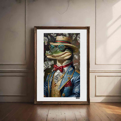 Gentleman Gator Poster