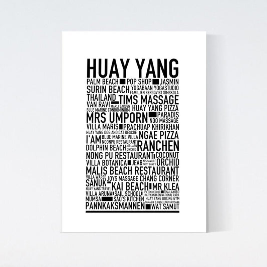 Huay Yang Text Poster