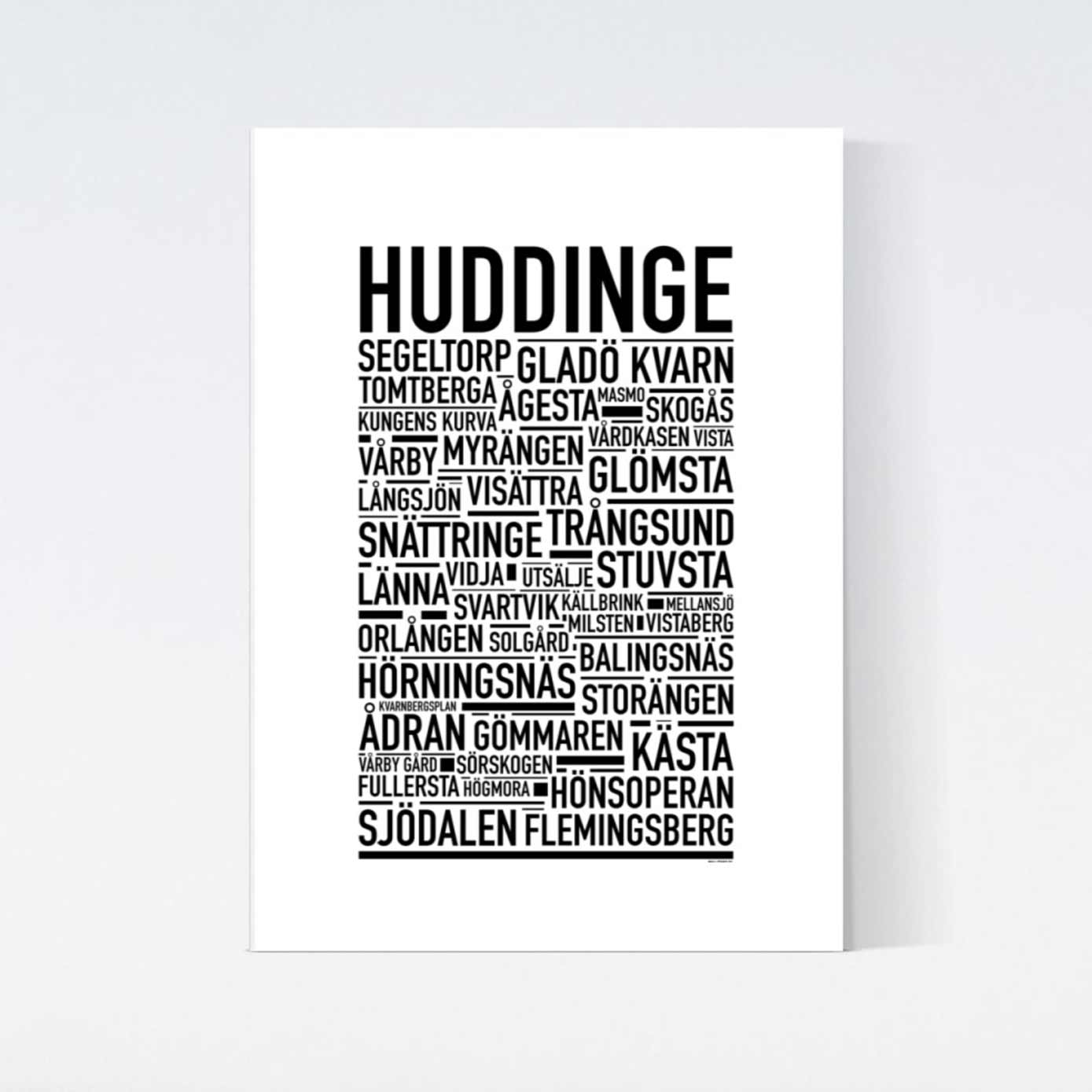 Huddinge Text Poster
