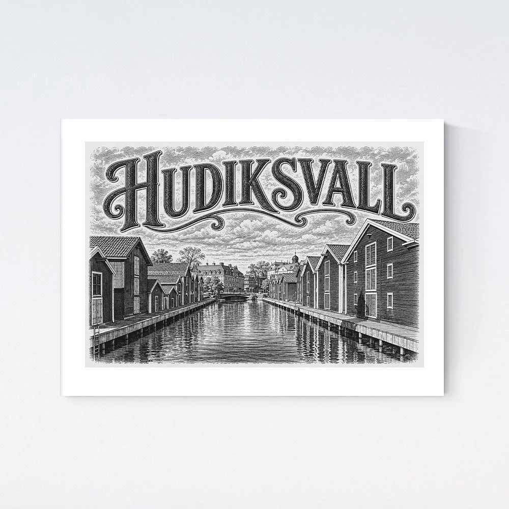 Hudiksvall Nostalgi Poster