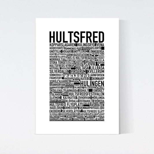 Hultsfred Text Poster