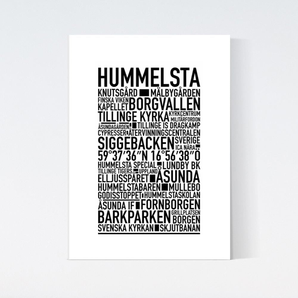 Hummelsta Text Poster