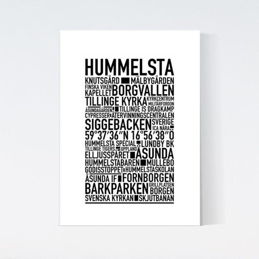Hummelsta Text Poster