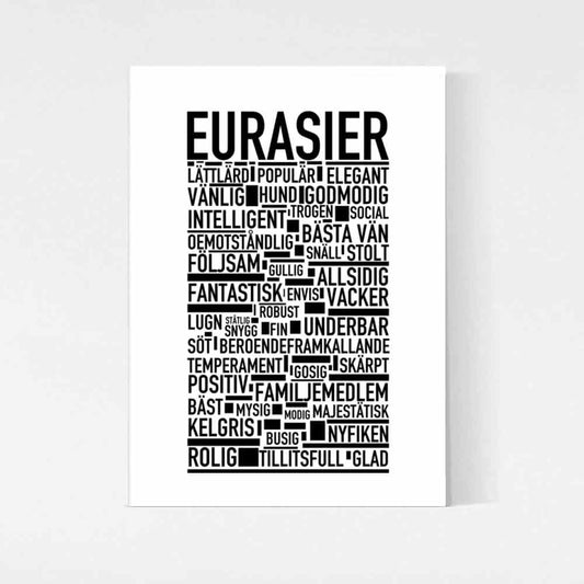 Eurasier Text Poster