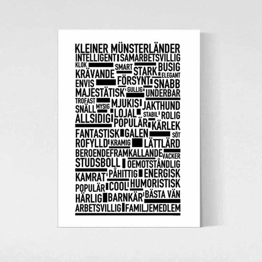 Kleiner Münsterländer Text Poster