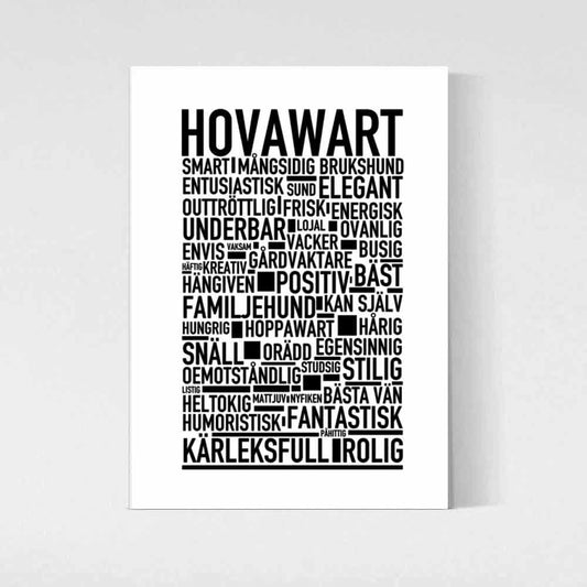 Hovawart Text Poster