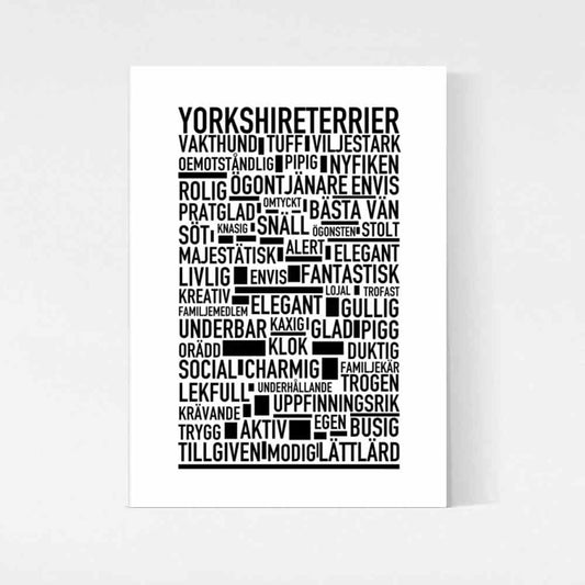 Yorkshireterrier Text Poster