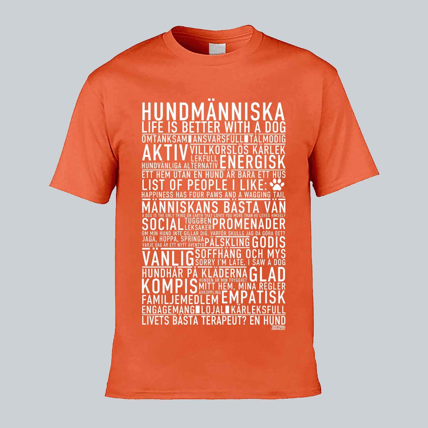 Hundmänniska Text T-shirt