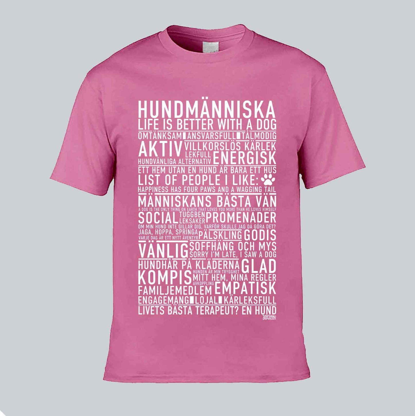 Hundmänniska Text T-shirt