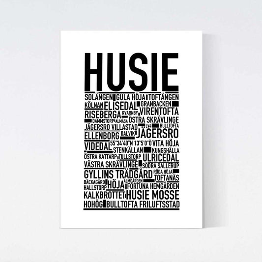 Husie Text Poster