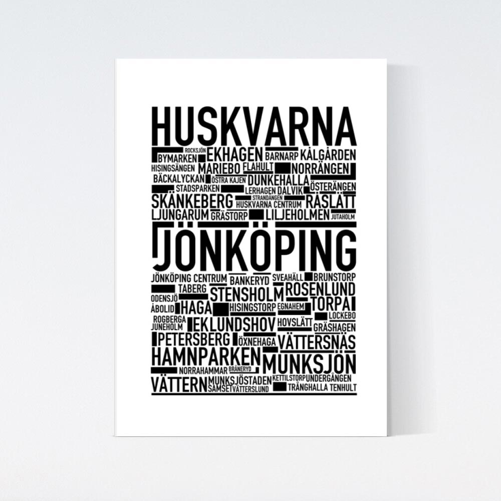 Huskvarna Text Poster