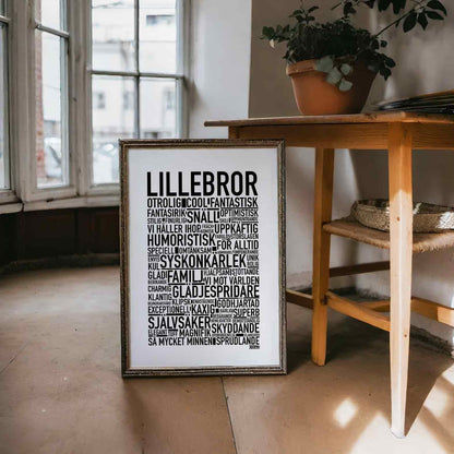 Lillebror 2024 Text Poster