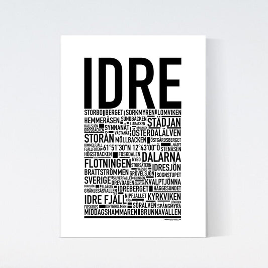 Idre Text Poster