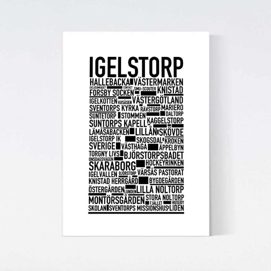 Igelstorp Text Poster