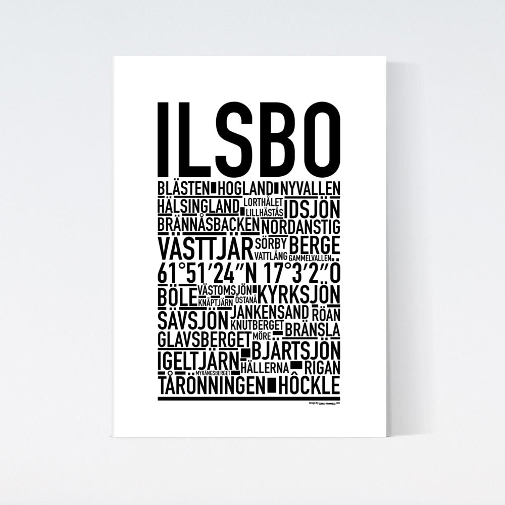 Ilsbo Text Poster