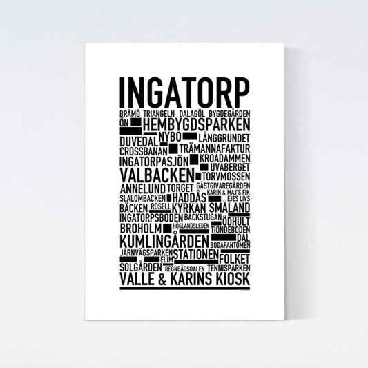 Ingatorp Text Poster