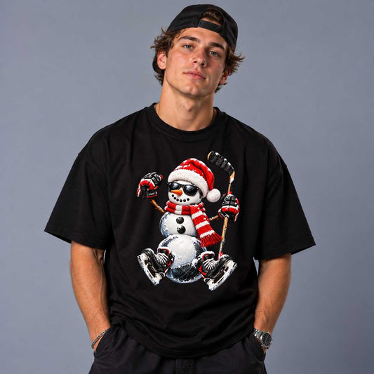 Cool Snögubbe Ishockey T-shirt