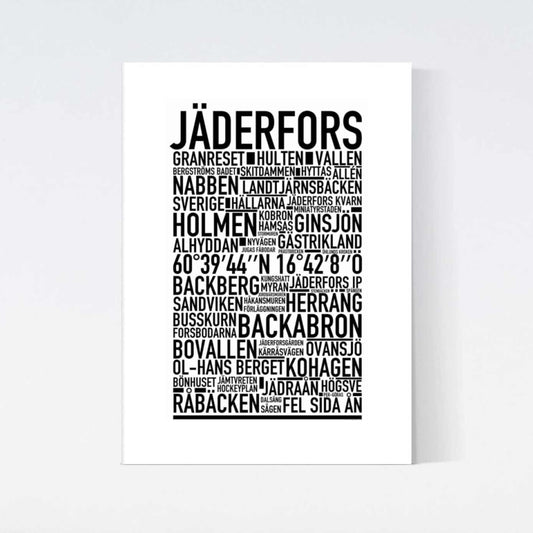Jäderfors Text Poster