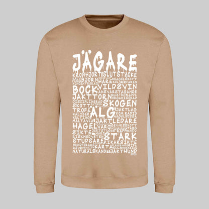 Jägare Graffiti Text Sweatshirt