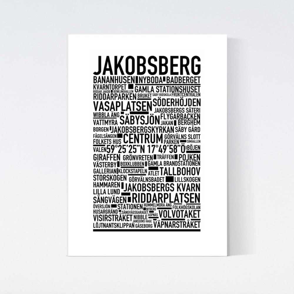 Jakobsberg Text Poster