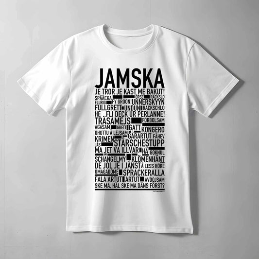 Jamska Dialekt Text T-shirt
