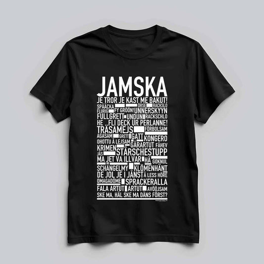 Jamska Dialekt Text T-shirt