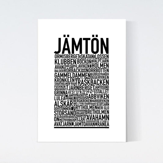 Jämtön Text Poster