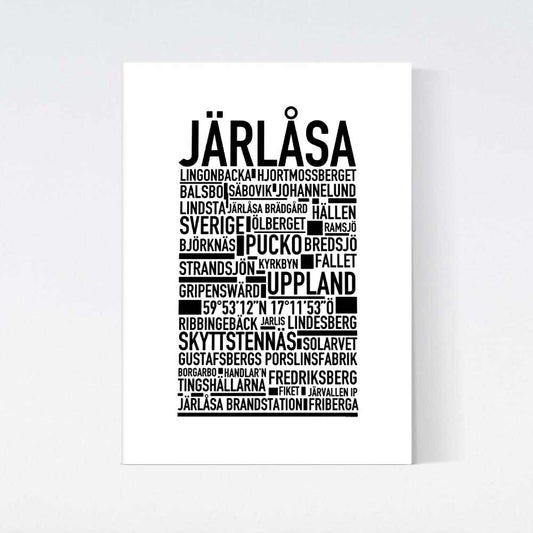 Järlåsa Text Poster