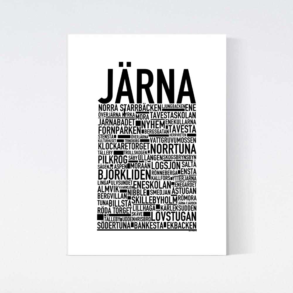 Järna Text Poster