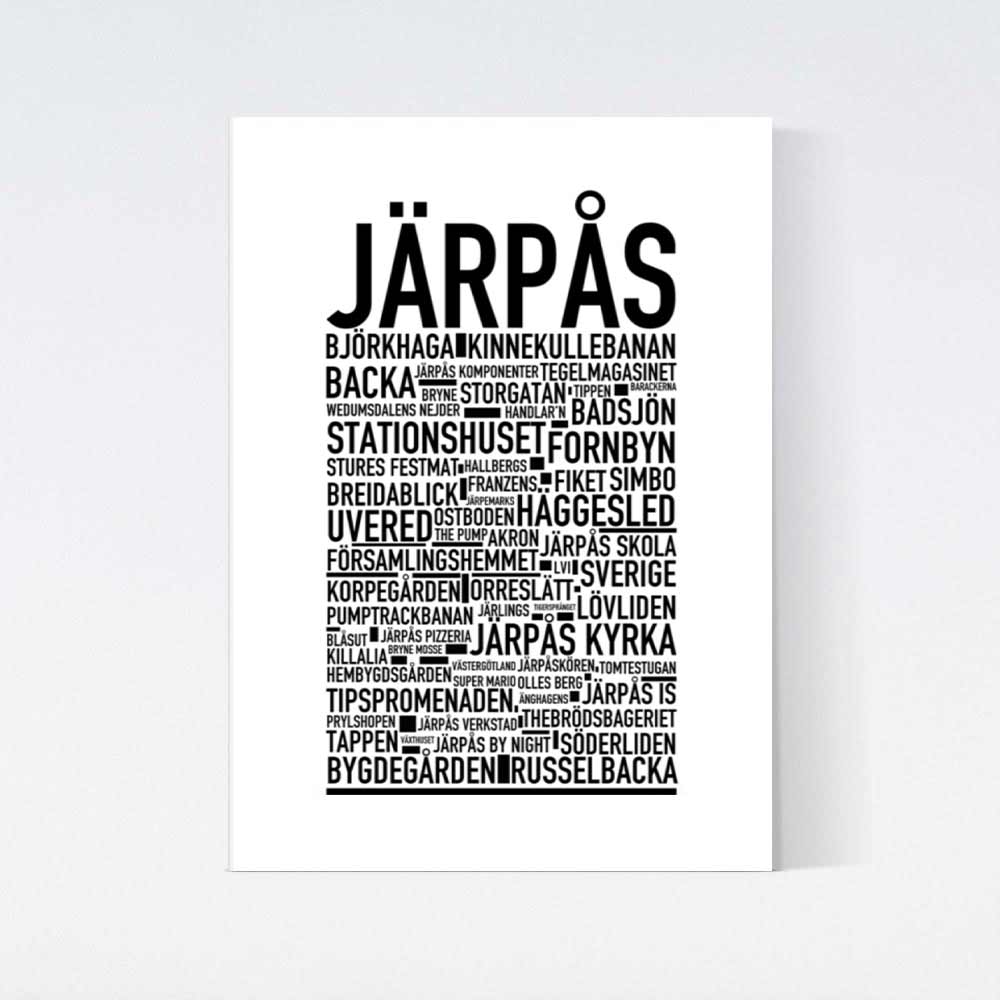 Järpås Text Poster