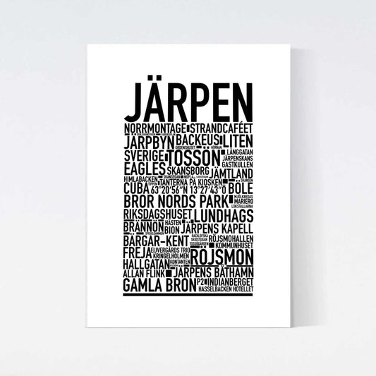 Järpen Text Poster