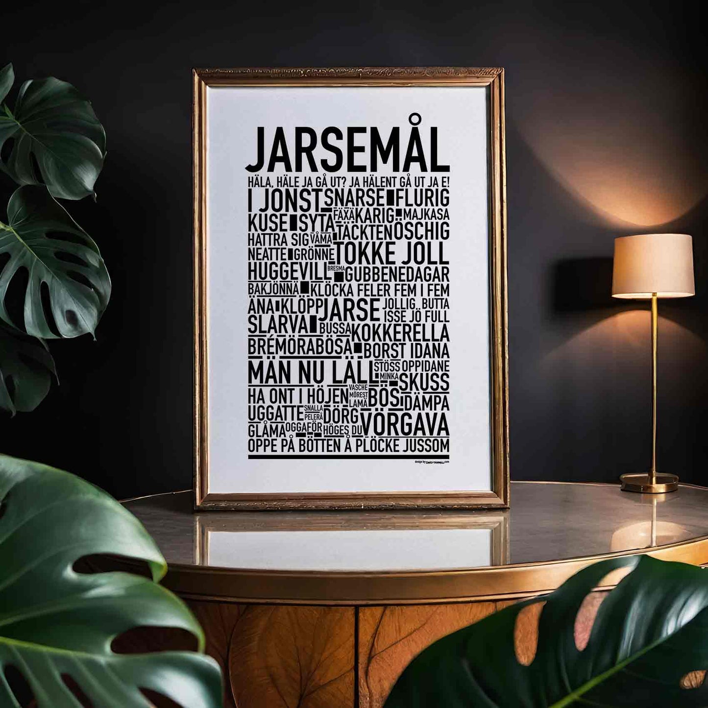 Jarsemål Dialekt Text Poster