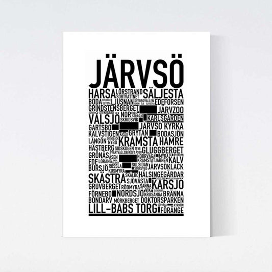 Järvsö Text Poster