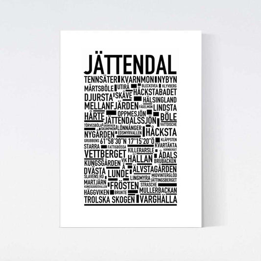 Jättendal Text Poster