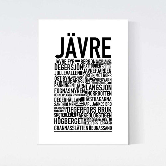 Jävre Text Poster