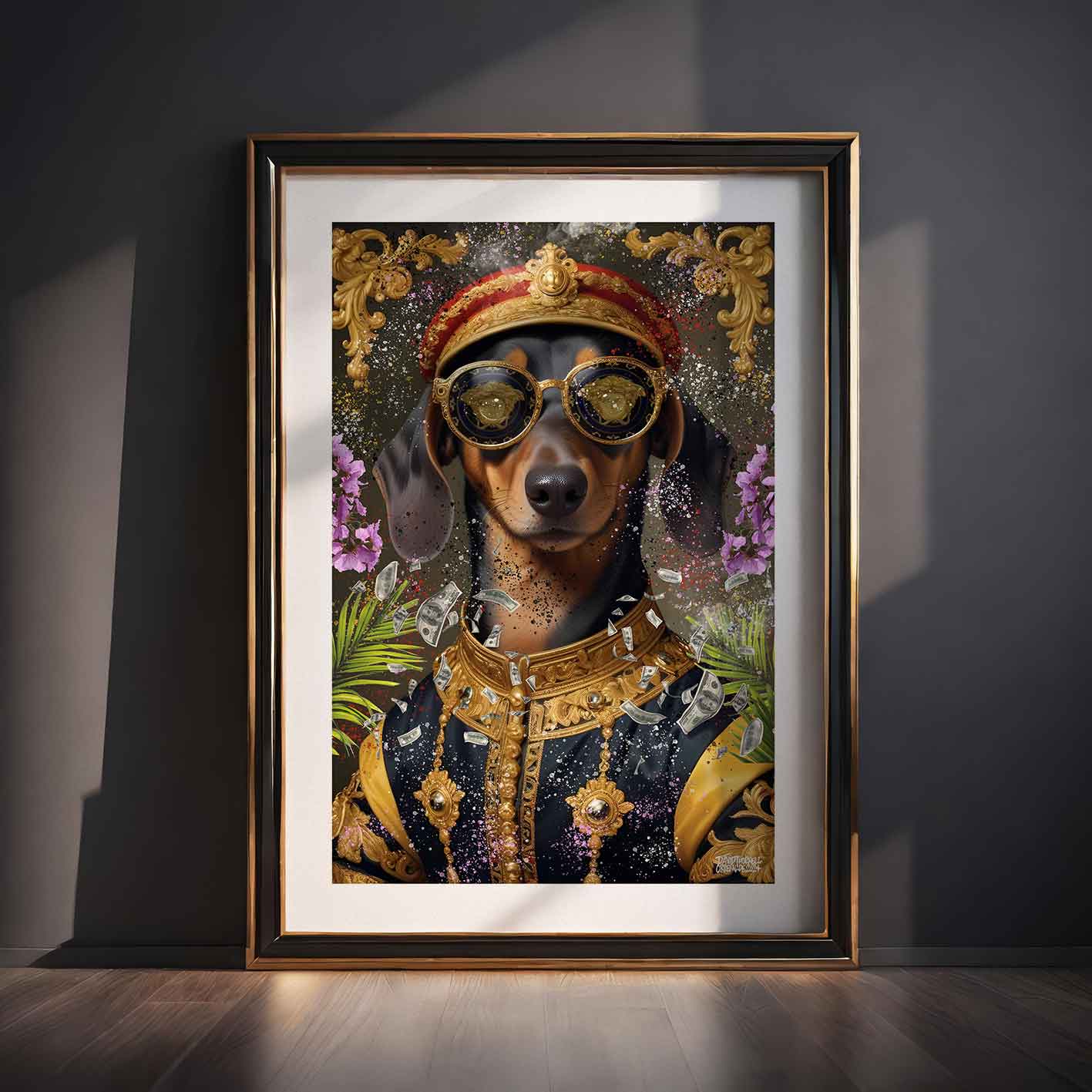 Royal Dachshund Poster