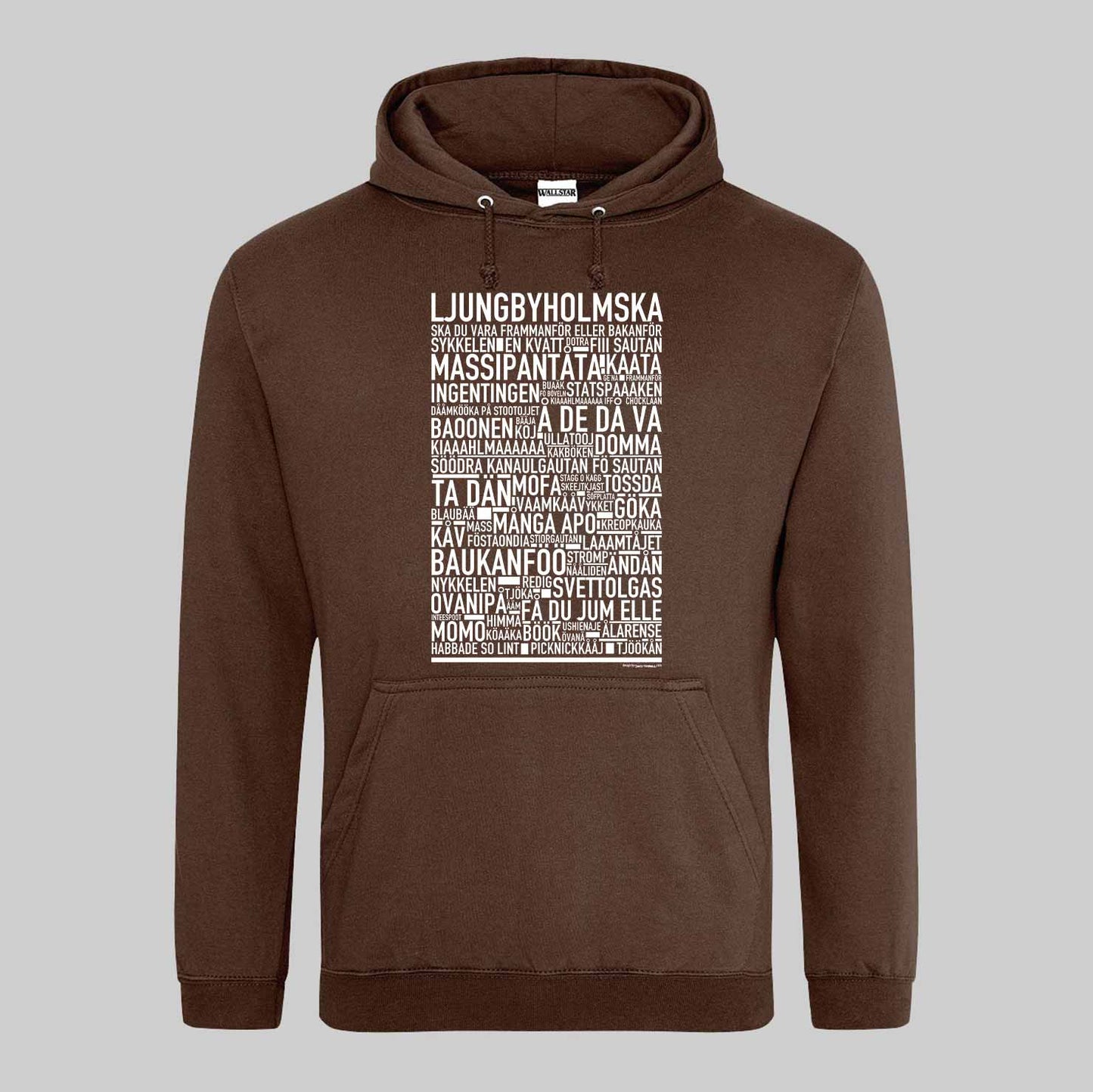 Ljungbyholmska Dialekt Text Hoodie