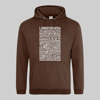 Ljungbyholmska Dialekt Text Hoodie