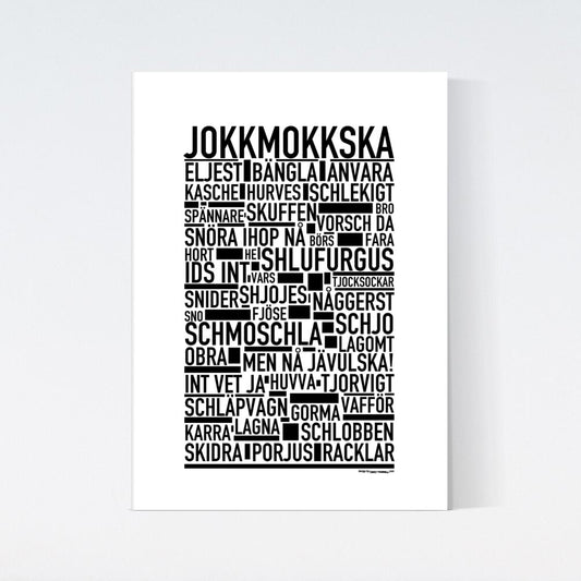 Jokkmokkska Dialekt Text Poster