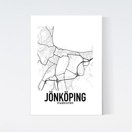 Jönköping Karta Poster