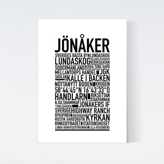 Jönåker Text Poster