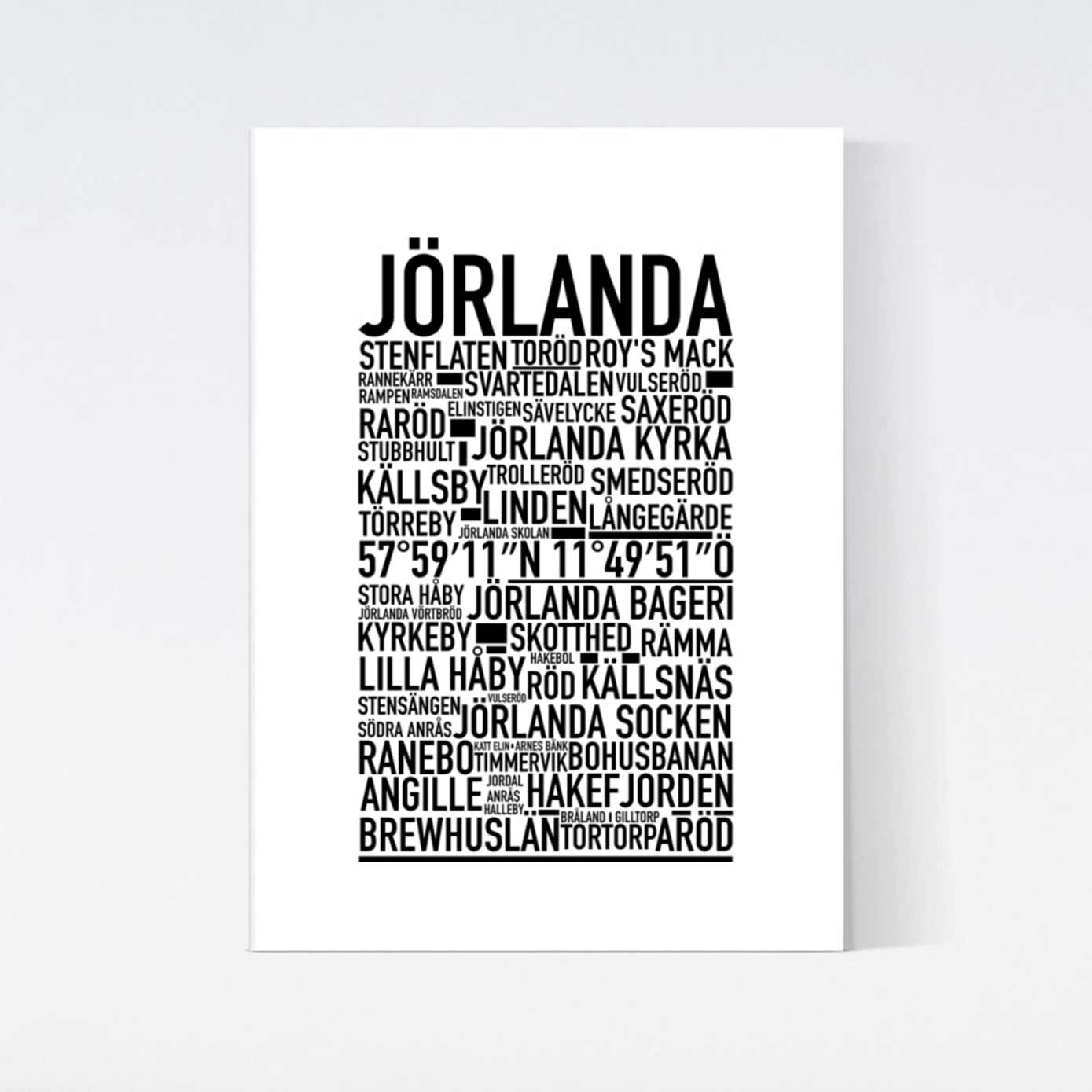 Jörlanda Text Poster