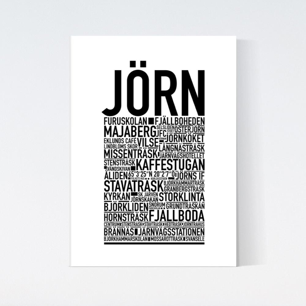 Jörn Text Poster