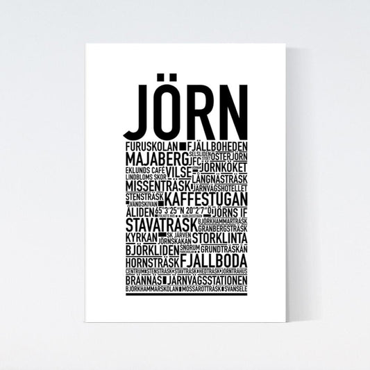 Jörn Text Poster